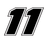 No. 11 NASCAR Cup Team logo