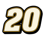 No. 20 Cup Series Team logo