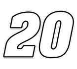 No. 20 NASCAR Xfinity Series logo